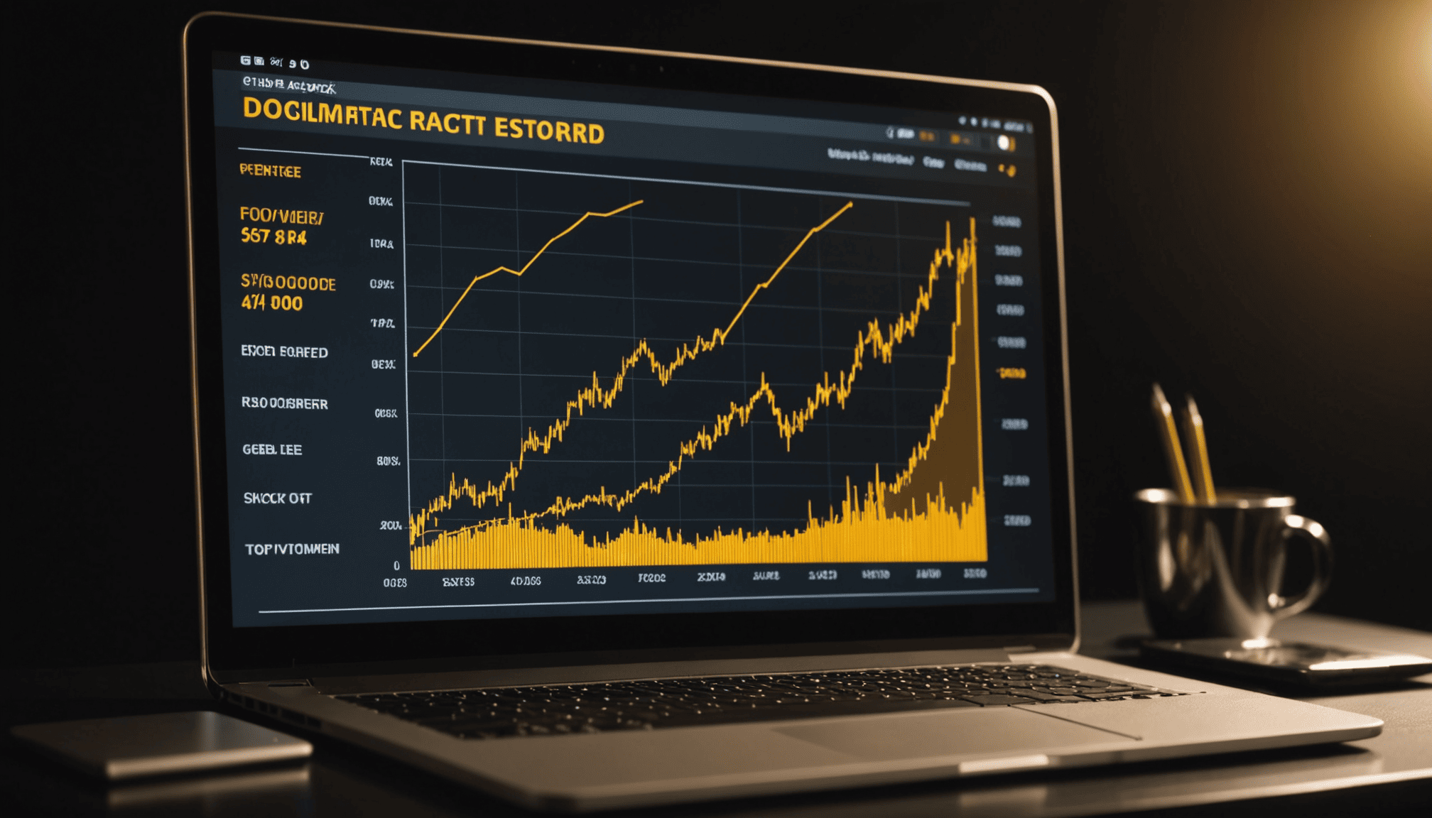 Revenue growth dashboard showing scaling affiliate business